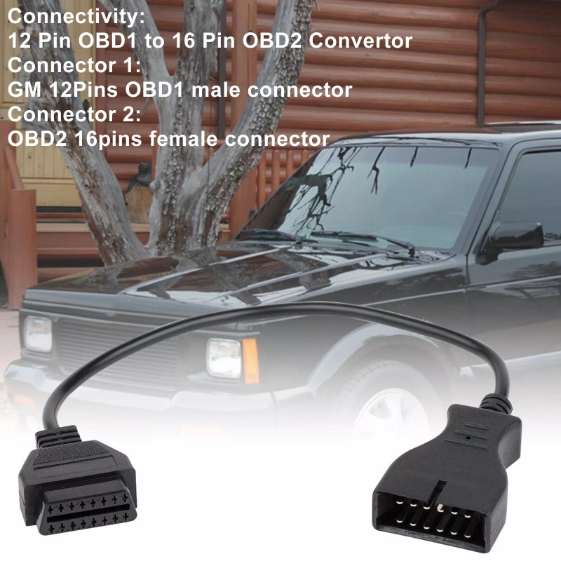 Unbranded GM 12 Pin OBD1 to 16 Pin OBD2 Convertor
