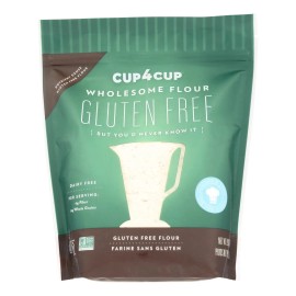 UD_Cup 4 Cup Wholesome Flour Blend Case of 6-2 Lb Dried Instant Oats Wheat Rice Raw Bag Packaging