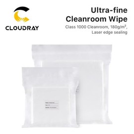 Cloudray 클라우드레이 100개/봉지 초미세 부직포 산업용 클린룸 와이퍼 CO2 렌즈 섬유 절단 헤드 청소 도구용 [02 9x9 in] Cloudray 100pcs/bag Ultra-Fine Non-Woven Industrial Cleanroom Wipes for CO2 Lens Fiber Cutting Head Cleaning Tool [02 9x9 in]