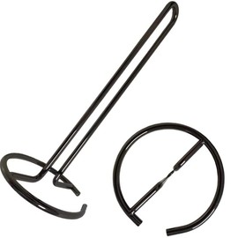 Black Standing Paper Holder, Kitchen Roll Holder, Kitchen Roll Stand, Roll Holder, Metal Vertical Freestanding, Practical Paper Holder for Kitchen, Bathroom, Restaurant, Cafe, Bar