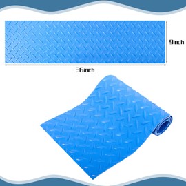 9x36 inches Swimming Pool Ladder Mat Protective Swimming Pool Step Pad for Above Ground Swimming Pool Ladder Pad Vinyl Non-Slip Pool Liner