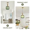 KCO Lighting Vintage Green Glass Pendant Light Kitchen Island Lighting