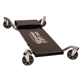 Traxion 1-200 King Crawler Rolling Automotive Mechanic Creeper W/All-Terrain 5" Casters,Black