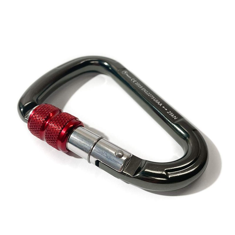Psychi 25KN HMS Twist Lock Screwgate Carabiner Karabiner for Rock