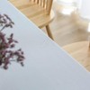 Sourcemall Tablecloth, White, Solid, 100% Cotton, Table Cover, Heat Resistant,