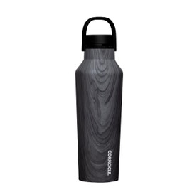 Corkcicle Sport Canteen Insulated Tumbler, Burnt Wood, 20 oz – Reusable Water Bottle Keeps Beverages Cold for 25 Hours & Hot 12 Hours – Cupholder Friendly Tumbler with Screw-On Cap