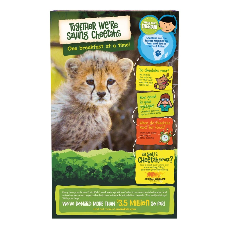 EnviroKidz Organic Cheetah Chomps Cereal, 10 oz (Pack of 12),