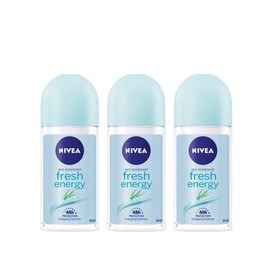 Nivea Deo Roll on 50ml. (Pack of 3) (Energy Fresh)