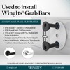 WingIts RC-RESGBW35-2 Grab Bar Anchor