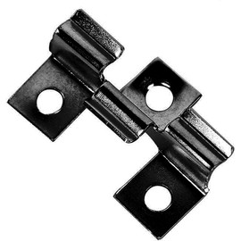 Pack of 100 WPC Clips, Stainless Steel, Patio Clips, WPC Plank Mounting Clips, Composite Decking Clips, Locking Board Clips for Mounting Decking (Black 9.3 mm)