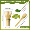 YIK TUNG 3er Matcha Set, Bambus-Teebesen, Chasen, Natural Bamboo Matcha