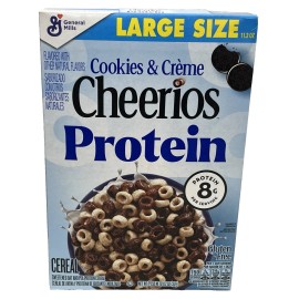 General Mills Cheerios Protein Cookies & Creme Oat & Pea Protein Cereal 11.2 oz