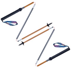 AONIJIE Folding Ultralight 7075 Aluminum Alloy Trekking Poles Quick Lock Trekking Hiking Pole Walking Stick (120CM)