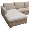 Eismodra Sectional Couch Covers Chaise Cushion Cover for Sofa L