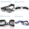 YzoTek Unisex Swimming Goggles - UV 400 Mirrored Swim Glasses,
