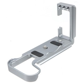 INPON L-Shaped Quick Release Bracket for Canon EOS R10 Compatible Arca Swiss 1/4" Screw with Hex Key Gray