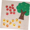 Operitacx 2 Sets Non Woven Tree Number Matching Aid for