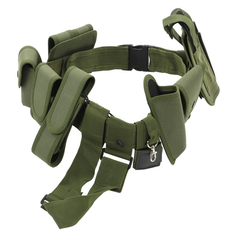 Detachable Adjustable Hunting Camping Belt with Pouch for Outdoor Activities