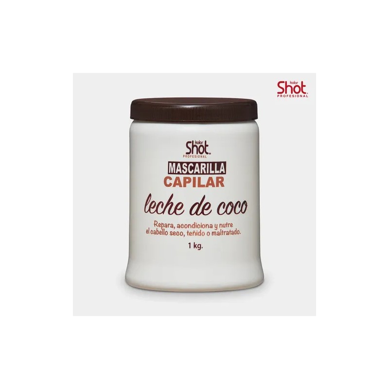 Mascarilla Capilar Coco Tratamiento Kolor Shot 1kg 2 Piezas