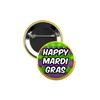 5 Pack - Happy Mardi Gras Tuesday Pack - Pinback