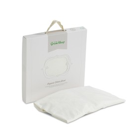 The Little Green Sheep Organic Cotton Single/Junior Fitted Sheet - 90x190cm,White