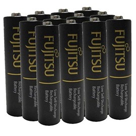 Fujitsu 12 AAA Ready-to-use HR4UTHC 950mAh (Min. 900mAh) NiMH 1.2V Rechargeable Batteries