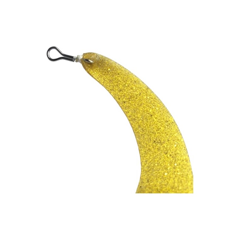 Dragon Wiggle streamer tails fly fishing predator 95mm (GOLD)