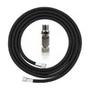 SRJQXH 3 Metre Airbrush Hose, Black Compressor Airbrush Air Hose