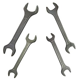 Lotatheta 4 PCs Double Ended 10 mm thru 17mm Cone Wrench Bicycle Tool Kit Spanner Bike Cycling Multi Set