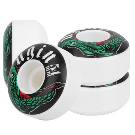 Alomejor Ruedas de Skate, 4 Piezas reemplazo duraderas Ruedas de Repuesto 54x32mm para Patinadores Principiantes y Longboard en Parques Urbano o Calles