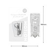 Kamio Japan 225608 Compact Stapler, MOTiON Clear,