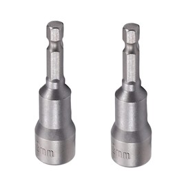 Utoolmart 1/4" Quick-Change Hex Shank 12mm Magnetic Nut Setter Driver Drill Bit, 65mm Length, Metric 2pcs