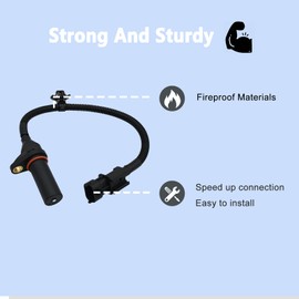 Sensor de posición del cigüeñal (sensor de manivela) Compatible con Hyundai: Accent, Elantra, Tucson, Veloster Kia: Forte, Rio, Soul 39180-2B000 - HiSport