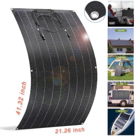 DUOERLAN 200W Outdoor IP68 Flexible Solar Panel ETFE High Efficiency Roof Solar Module