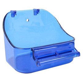 WOONEKY Small Pet Bathtub Bird Bathtub for Cage for Parrots Cockatiels Budgerigars Lovebirds Comfortable Bathing Experience