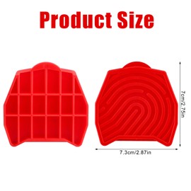 2pcs Replacement Pedal Converter for Peloton Bike & Bike+, Pedal Adapter Clipless Flat Pedal Converter for Regular Shoes, Exercise Bike Accessories (Red)