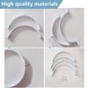 2 Sets 12 Inch Premium Hose Pipe Clamp，Heavy Duty Galvanized