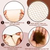 20 Stück Unsichtbare Haarnetz mit 40 Stück Haarnadeln, Unsichtbare Elastisches