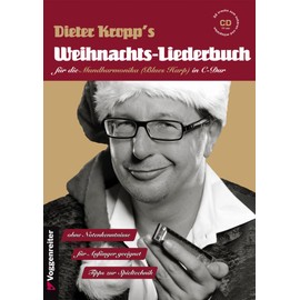 Weihnachts-Liederbuch für Mundharmonika (Blues Harp in C-Dur), mit CD, ohne Notenkenntnisse, mit Tipps zur Spieltechnik, für den Anfänger geeignet. ... unter jeden musikalischen Weihnachtsbaum!