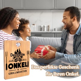 Uncle Gift, Bamboo Chopping Board, Birthday Gift for Uncle, Uncle Gifts from Niece Nephew, Best Uncle Gifts from Niece Nephew, Ideal Gift for Uncle