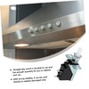 Operitacx 20pcs Self-locking Switches for Range Hood Vent Cabinet Straight