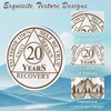 IELCJJ 20 Years Triplate Sobriety Coin - Sobriety Chip -