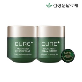 Kim Jeong-mun Aloe 큐어 하이드라 릴리프 크림 익스트림 50g 2개 미니x1 Cure Hydra Relief Cream Extreme 50g 2 pcs Mini x1