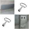 eMagTech 5pcs Electrical Cabinet Key Zinc Alloy Square Socket Utility