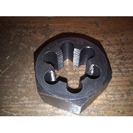 1"-12 CARBON STEEL HEXAGONAL RE-THREADING DIE
