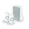 Honeywell DC313NFB 3 Series Portable Doorbell with Two Pushes -
