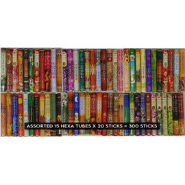 NALE. Incense Stick Assortment (HEM Assortment Incense Sticks, Pack of 15)