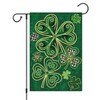 Louise Maelys Welcome St. Patrick's Day Garden Flag 12x18 Double
