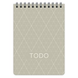 etmamu 680 To Do List A6 Geometric No. 1 Kangaroo Green, 60 Sheets, 3 Columns, Tasks, Organisation, Planning and Time Management