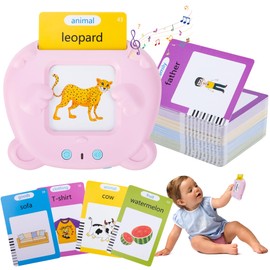 Talking Flash Cards Early Educational Toys for 3 4 5 6 7 Year Old Boys and Girls,Autistic Children Toys,Learning Montessori Toys,Speech Therapy Toys,224 Sight Words Talking Flash Cards